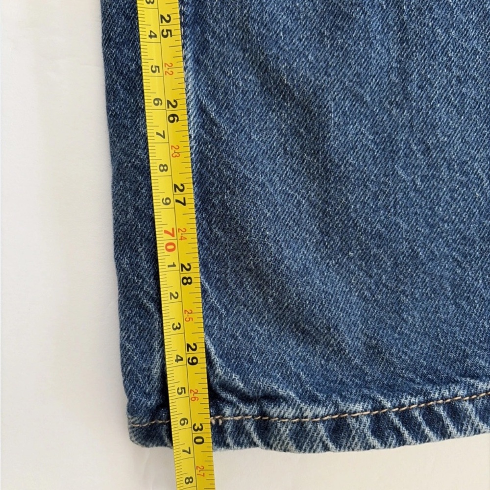 Zara Dark Blue Wide-Leg Cargo Jeans - Picture 10 of 13